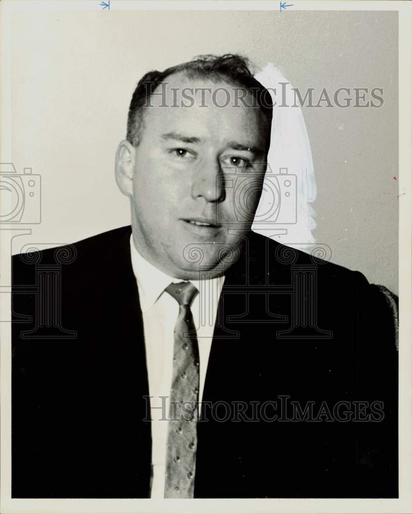 1964 Press Photo V.V. Godwin, Jersey Village Council candidate - hpa84168- Historic Images