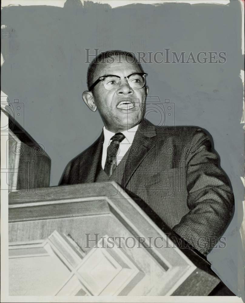 1962 Press Photo Marshall Williams, UN Secretary-General executive officer.- Historic Images