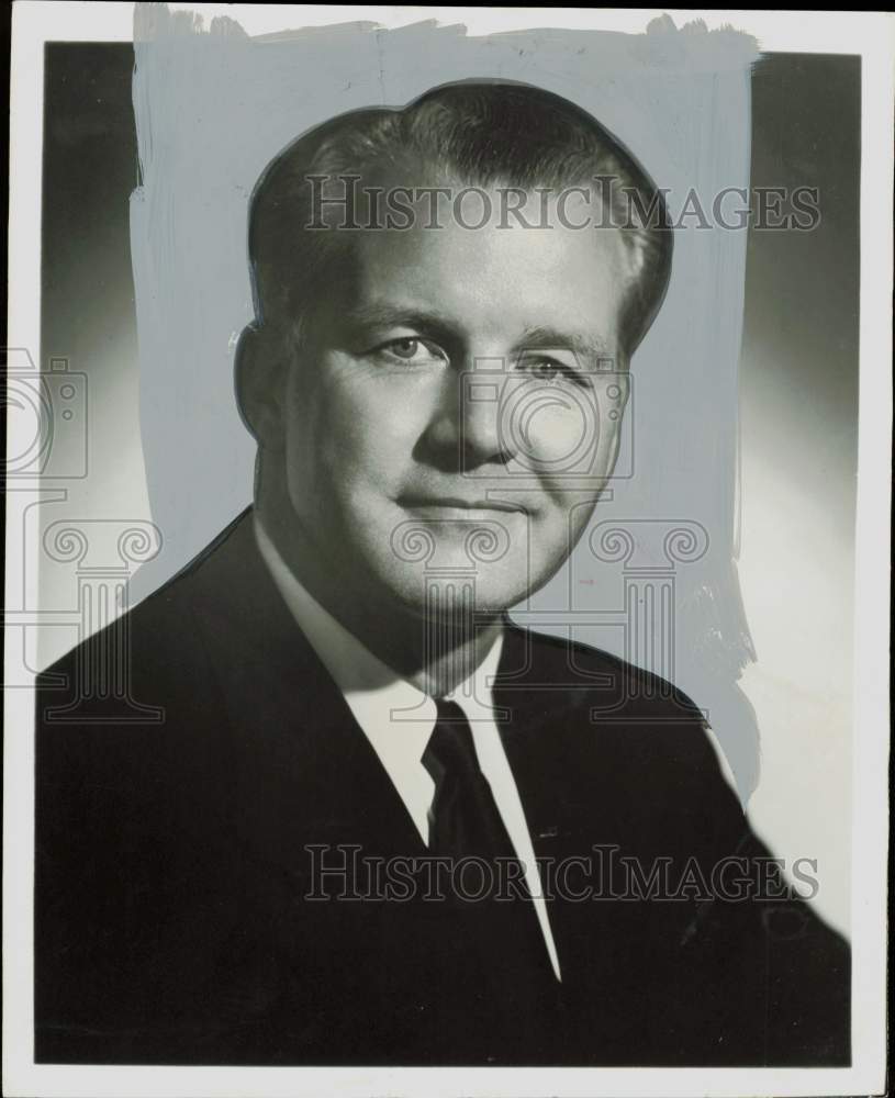 1955 Press Photo Dr. Willis M. Tate, President of Southern Methodist University.- Historic Images