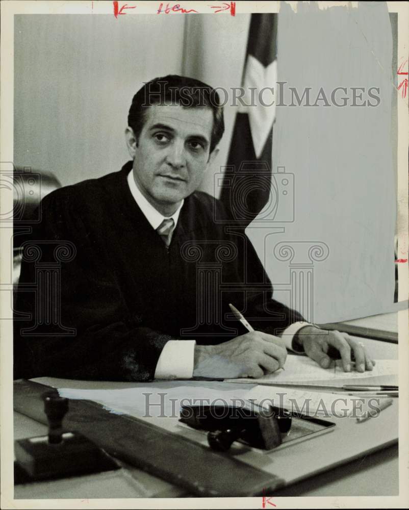 1969 Press Photo C. Raymond Judice, Corporation Court Judge. - hpa84448- Historic Images