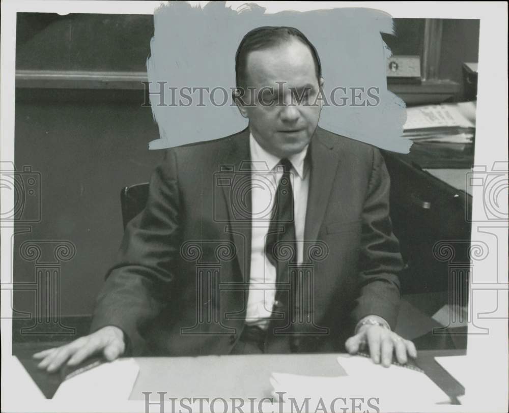1965 Press Photo Dr. Allen Going, Universityof Houston President - hpa84542- Historic Images