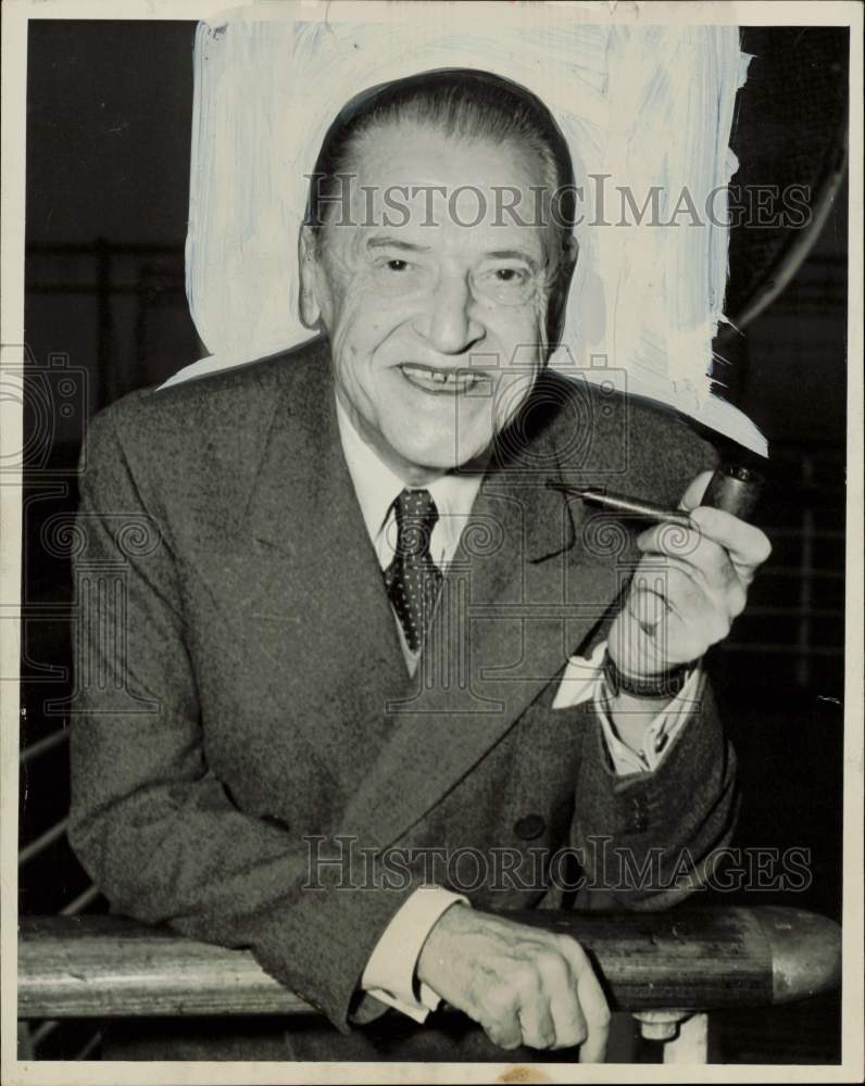 1950 Press Photo William Somerset Maugham in "Teller of Tales." - hpa84652- Historic Images