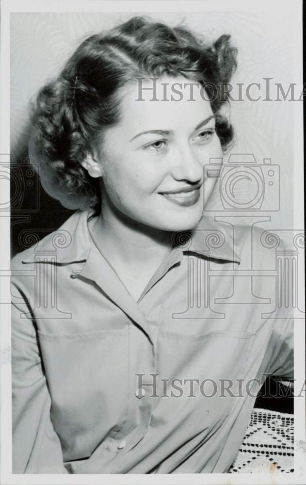 1956 Press Photo Mary Lynn Marsh, Spring Fete Queen in Houston - hpa84704- Historic Images