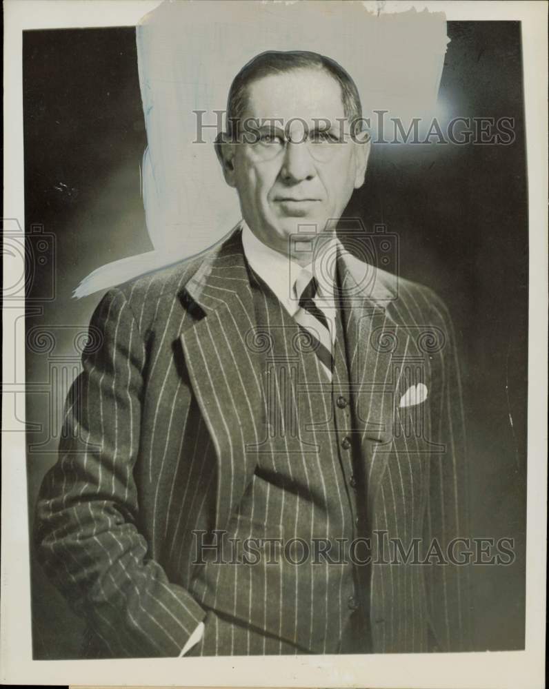 1949 Press Photo Houston Harte, Evening Standard publisher in Texas - hpa84707- Historic Images