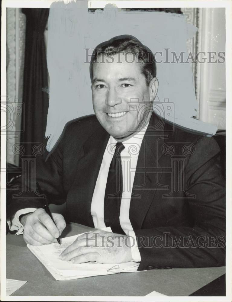 1959 Press Photo FAA Administrator General Elwood R. Quesada. - hpa85238- Historic Images