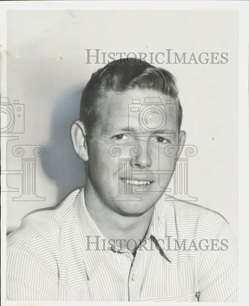 1955 Press Photo Marvin Briscoe, University of Houston Fiesta chairman- Historic Images