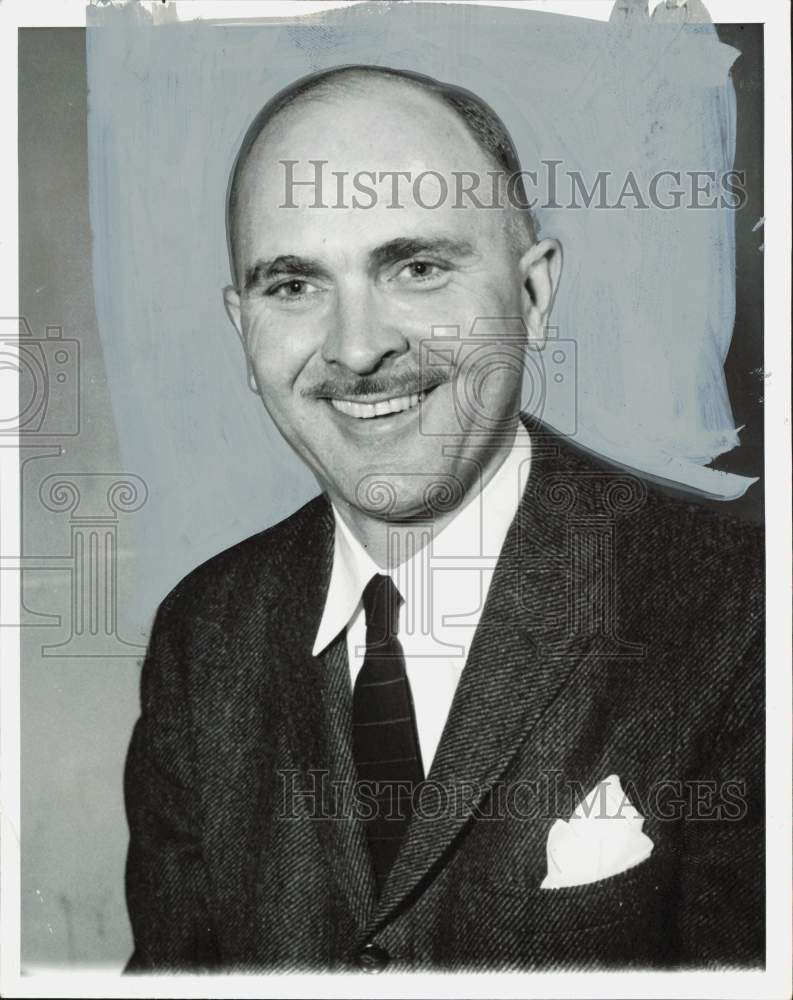 1957 Press Photo Howard Brodie, &quot;The Power of Faith&quot; author - hpa85443- Historic Images