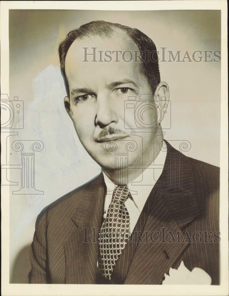 1957 Press Photo W.T. Stevenson, Texas Gas Transmission Corporation president- Historic Images