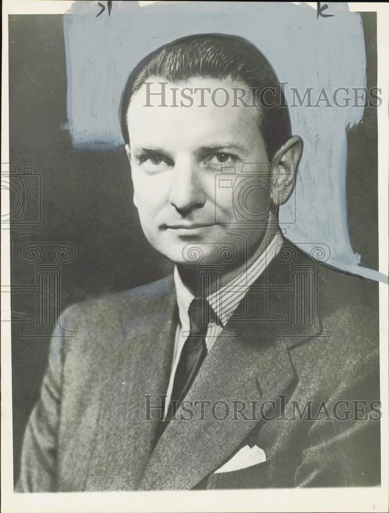 1950 Press Photo Laurance Rockefeller, grandson of John D. Rockefeller.- Historic Images