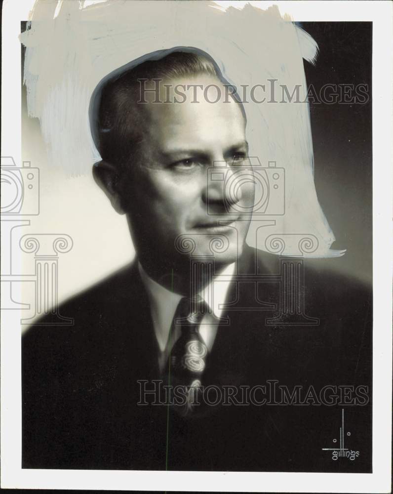 1951 Press Photo R.C. Barbour of Humble Oil Company - hpa85498- Historic Images