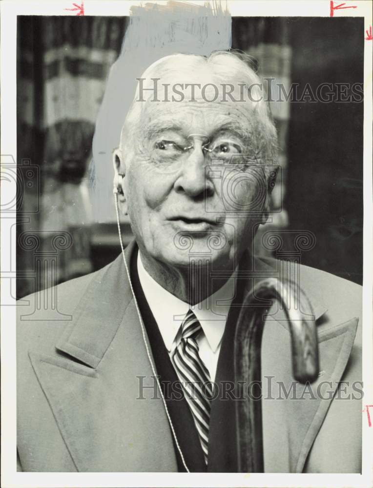 1956 Press Photo Bernard Mannes Baruch, statesman and financier - hpa85544- Historic Images