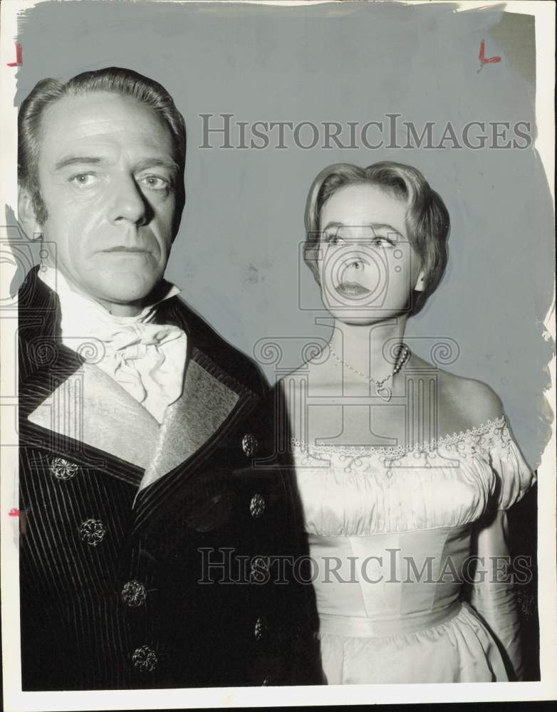 1961 Press Photo Actors Sarah Marshall and Murray Matheson. - hpa85588- Historic Images