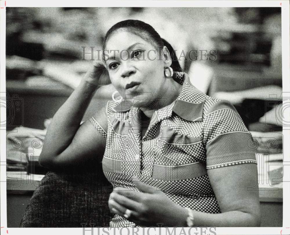 1978 Press Photo Alma Carriere, writer, actress and director. - hpa85838- Historic Images