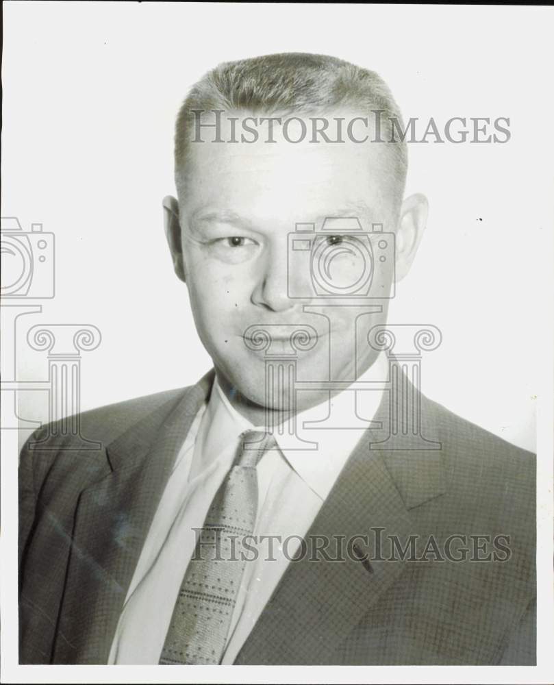 1956 Press Photo Robert Carrick of Ellington Air Force Base - hpa85924- Historic Images