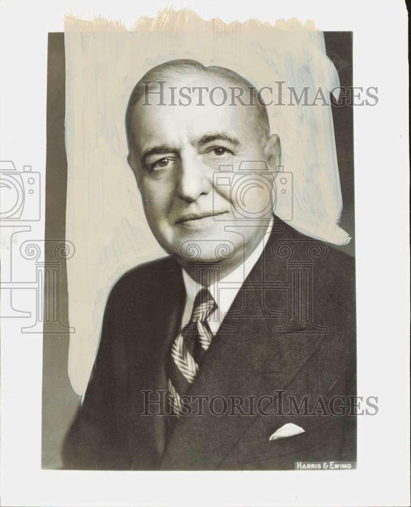 1957 Press Photo Roger W. Straus, American Smeltering and Refining chairman- Historic Images