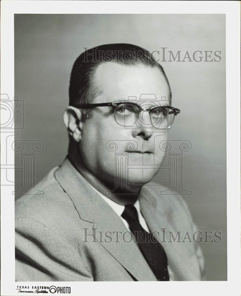 1963 Press Photo S.P. Osborn, Texas Eastern Transmission vice president, Houston- Historic Images