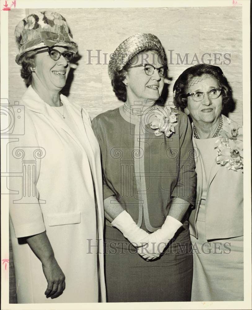 1967 Press Photo Mrs. A.Z. Owen with other Houston Music Teachers at luncheon.- Historic Images