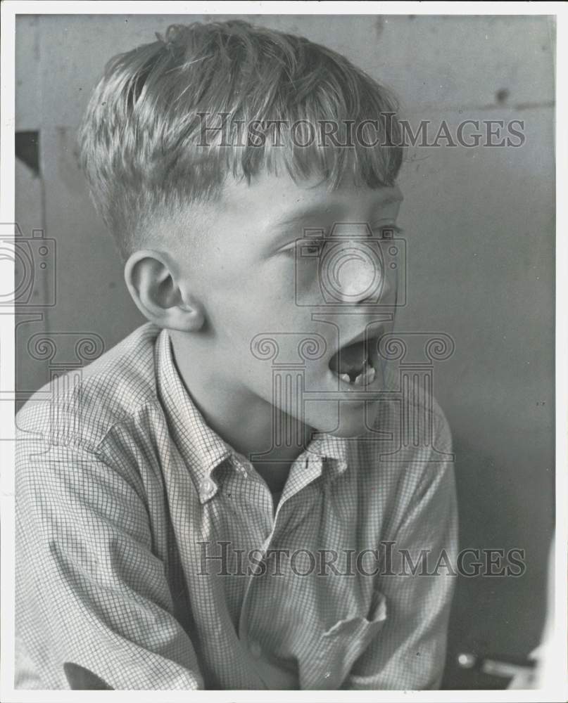 1965 Press Photo Peck Elementary student Walter Overbeck - hpa86071- Historic Images