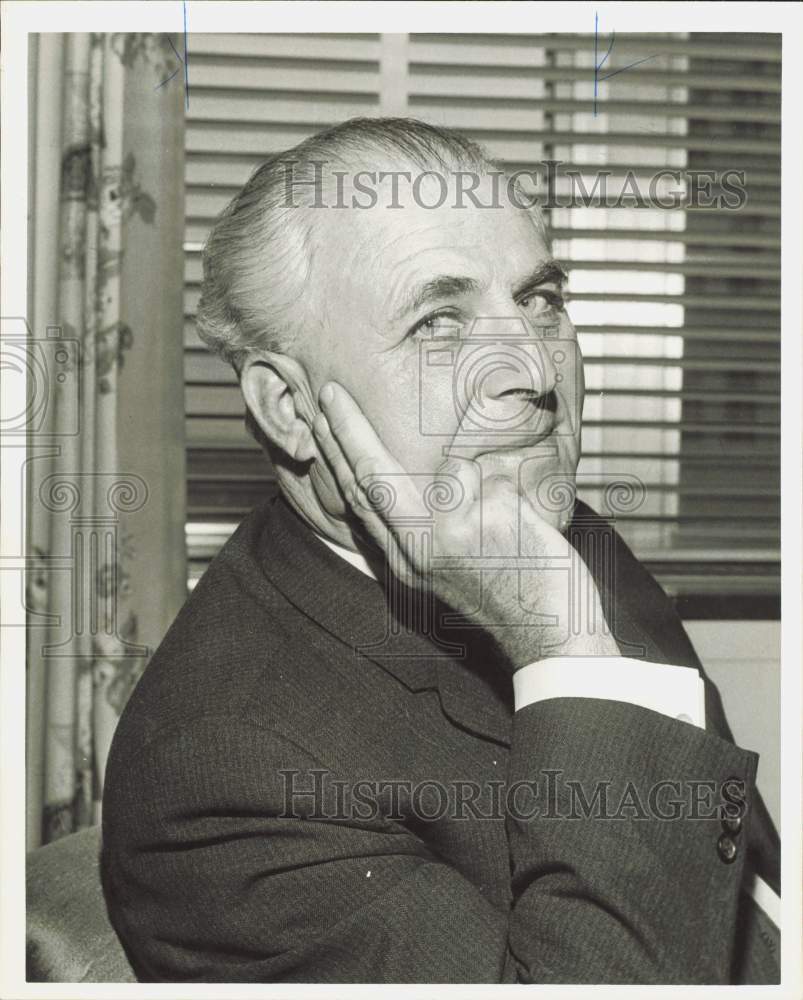 1965 Press Photo Dr. Alan Stoller, World Federation for Mental Health President- Historic Images