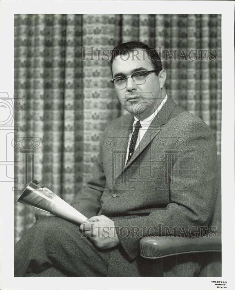 1963 Press Photo Sy Orlofsky, Columbia Gulf Transmission Vice President.- Historic Images