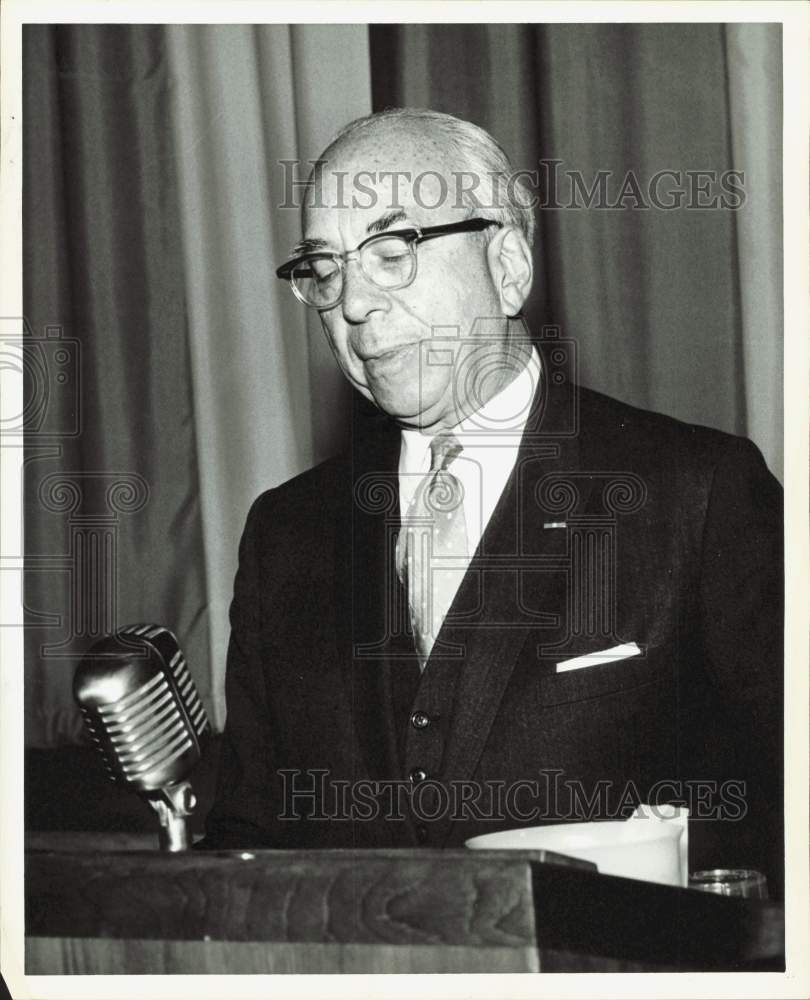 1962 Press Photo Admiral Lewis L. Strauss, Atomic Energy Commission - hpa86489- Historic Images