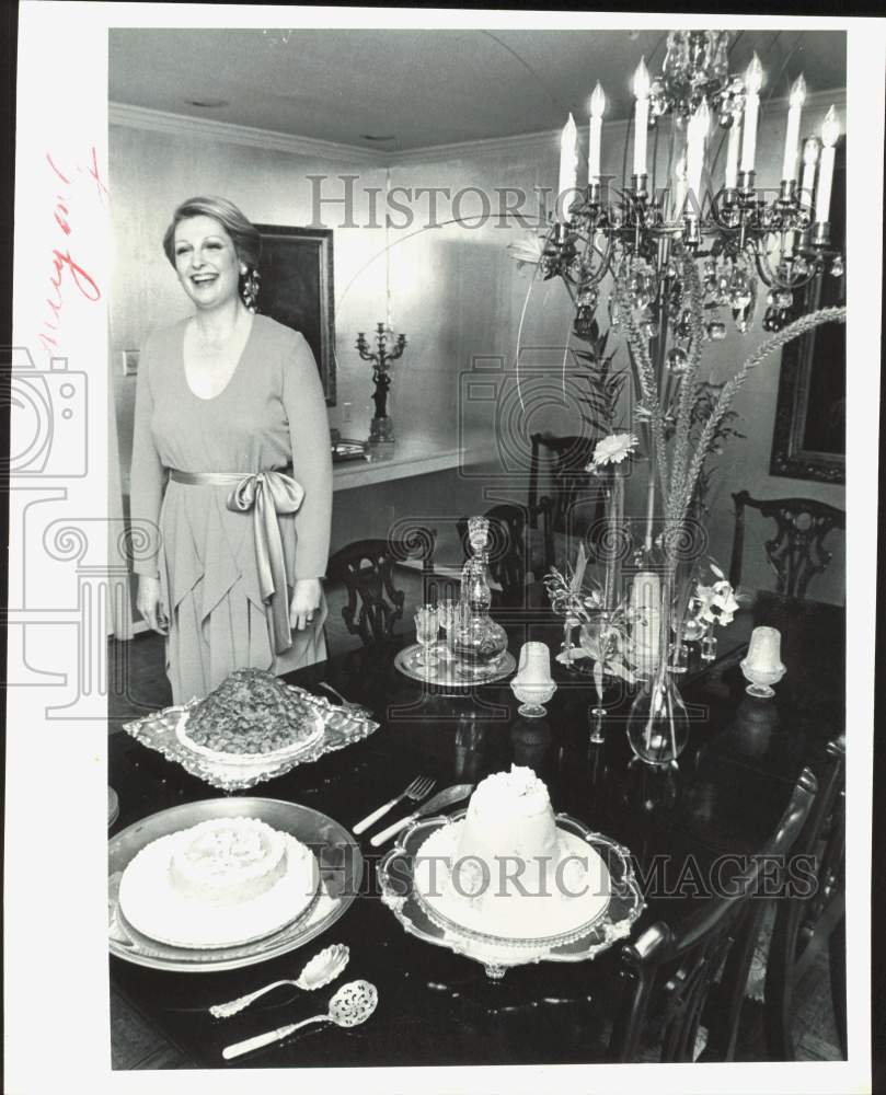 1980 Press Photo Carol Segal, Wife of Jack Segal, Houston Steel Executive- Historic Images