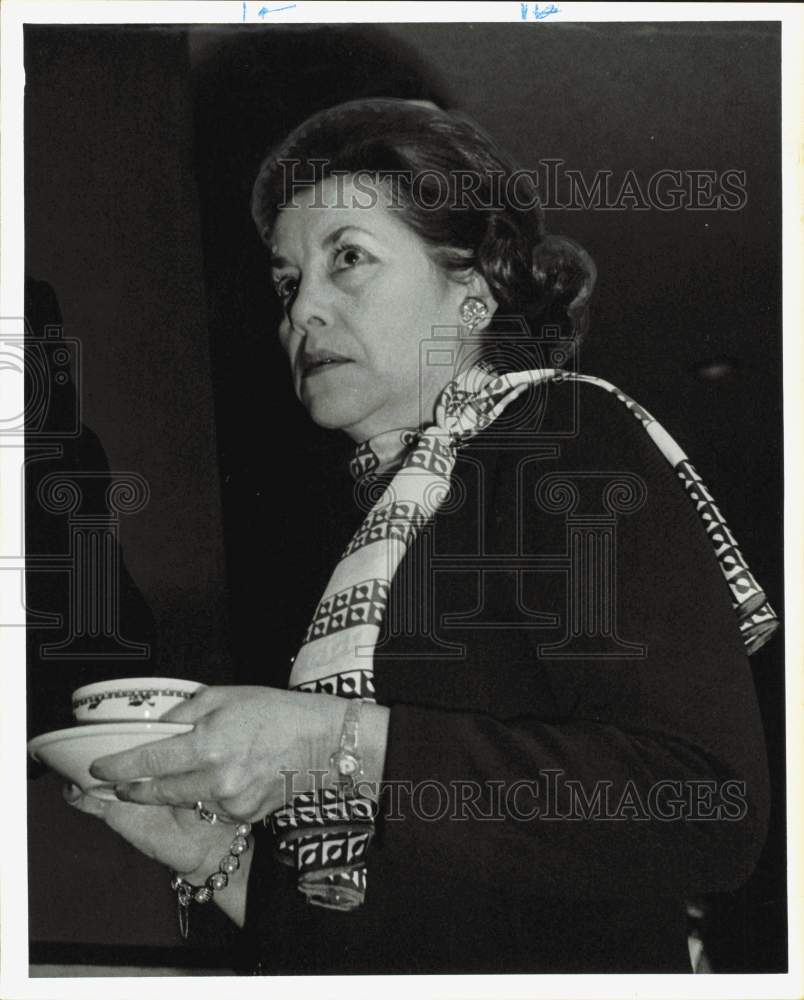 1971 Press Photo Nancy Palm, Harris County Republican Party Chairman - hpa86652- Historic Images