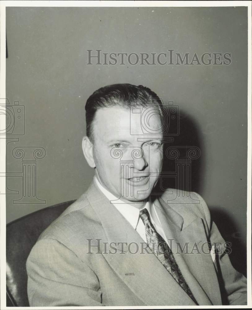 1953 Press Photo K.H. Shaffer, President of Standard Oil Company of Texas- Historic Images