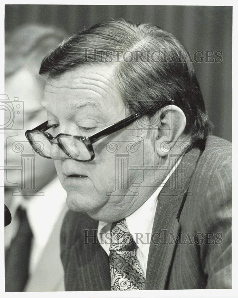 1973 Press Photo Henry Patterson, Attorney for Houston School Board - hpa86694- Historic Images