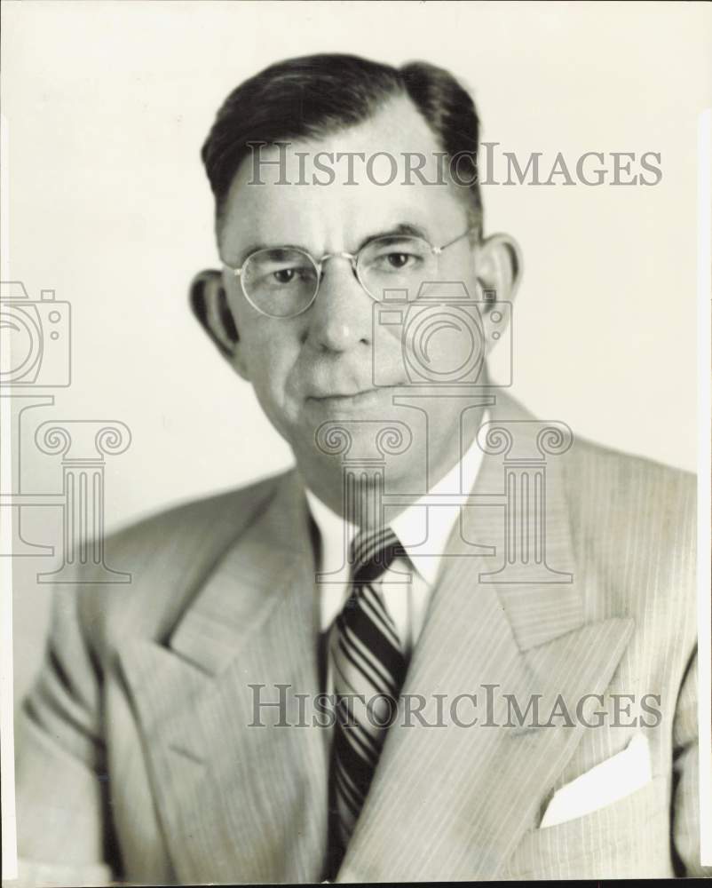 1952 Press Photo J.B. Patterson, Division Manager, Southwestern Bell Telephone- Historic Images