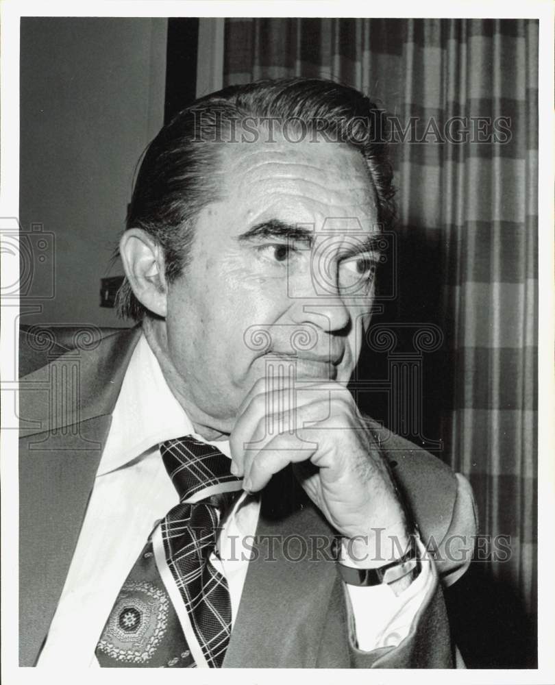 1976 Press Photo George Wallace during Houston Visit - hpa86825- Historic Images