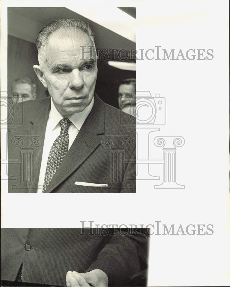 1969 Press Photo Dr. Glenn Seaborg, Chairman of Atomic Energy Commission, Texas- Historic Images