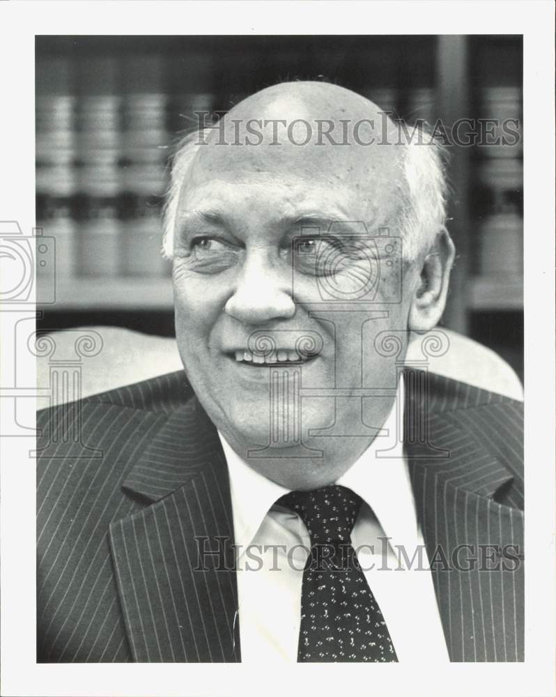 1982 Press Photo U.S. District Judge Woodrow Seals in Houston - hpa86872- Historic Images