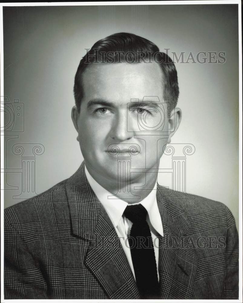 1962 Press Photo Joe Rench, Nappo Paint Corporation, Executive Vice President- Historic Images