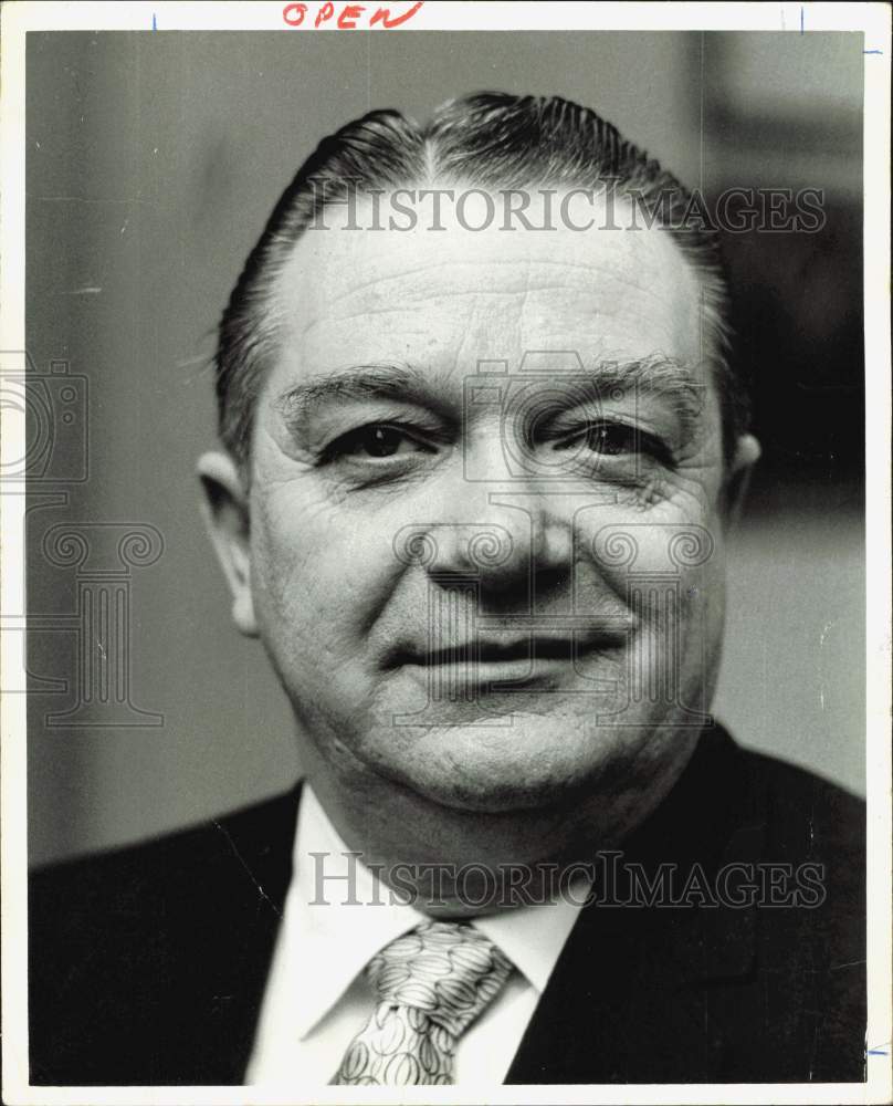 1971 Press Photo Joe Resweber, County Attorney Candidate in Houston - hpa86908- Historic Images