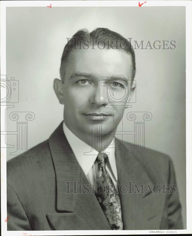 1957 Press Photo Joe Resweber, Houston City Councilman - hpa86911- Historic Images