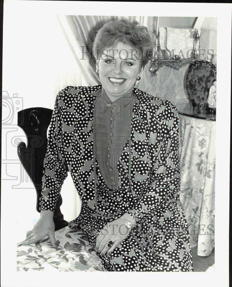 1987 Press Photo Socialite Dody Resnick in Houston - hpa86918- Historic Images