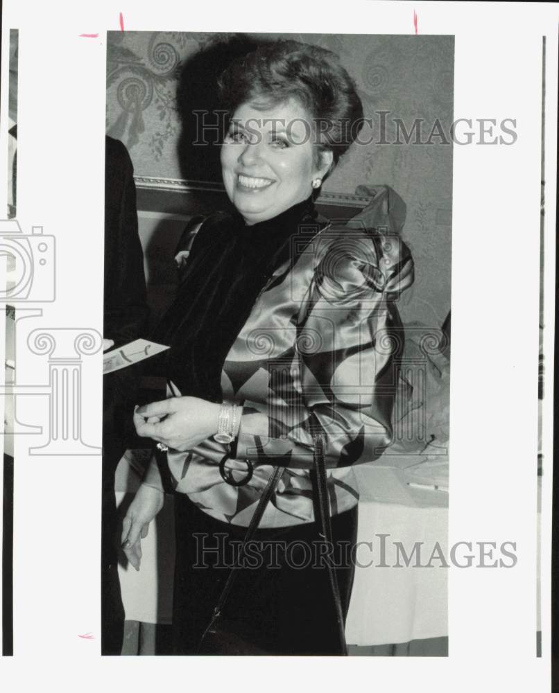 1986 Press Photo Houston Socialite Dody Resnick - hpa86919- Historic Images