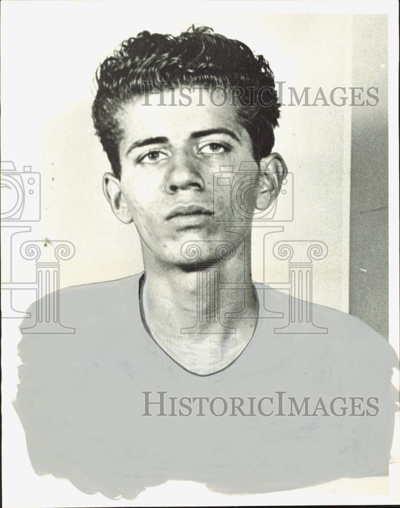 1962 Press Photo Eugene De Leon, Charged with Arson in Houston - hpa86985- Historic Images