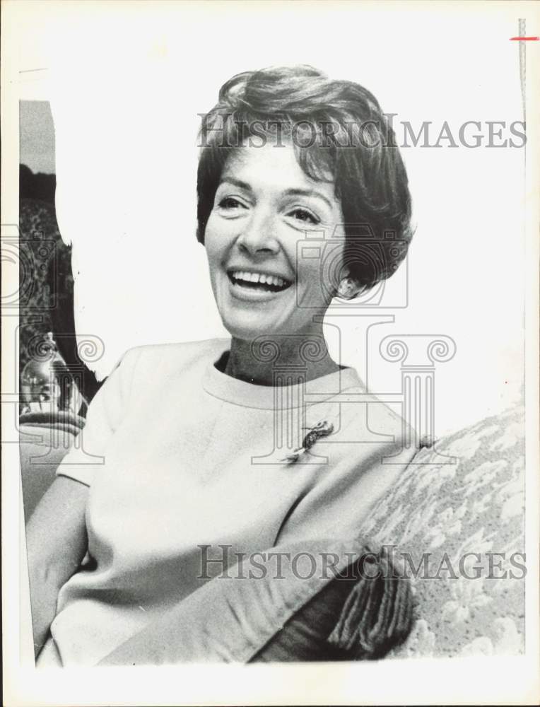 1968 Press Photo First Lady Nancy Reagan, Wife of President Ronald Reagan- Historic Images