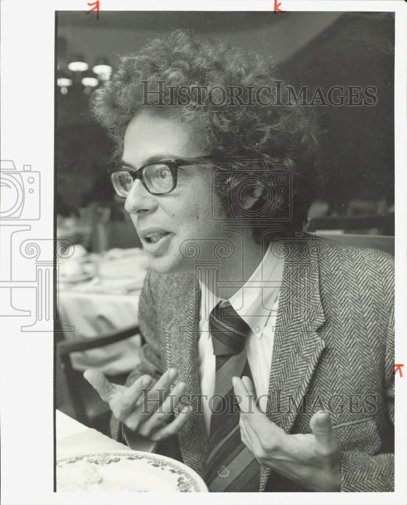 1970 Press Photo Author Ronny Pearlman - hpa87198- Historic Images