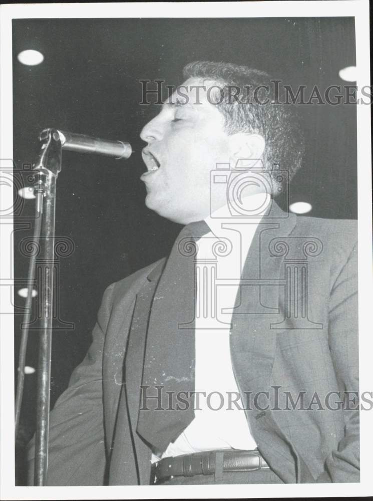 1956 Press Photo Al Schulman at Harris County Democratic Convention - hpa87217- Historic Images