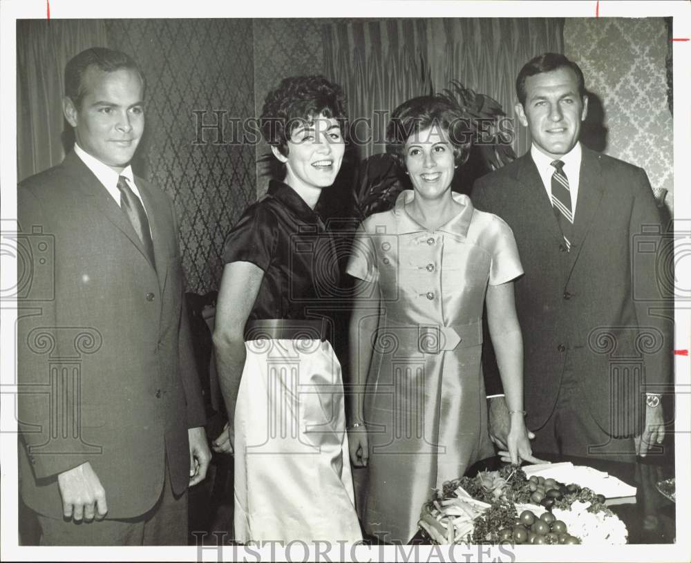 1968 Press Photo Guests at Cotillion Party, Houston - hpa87275- Historic Images