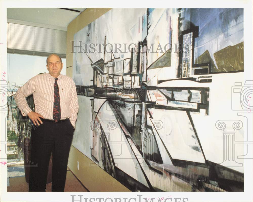 1992 Press Photo C.R. Palmer, Head of Rowan Companies Inc. - hpa87354- Historic Images