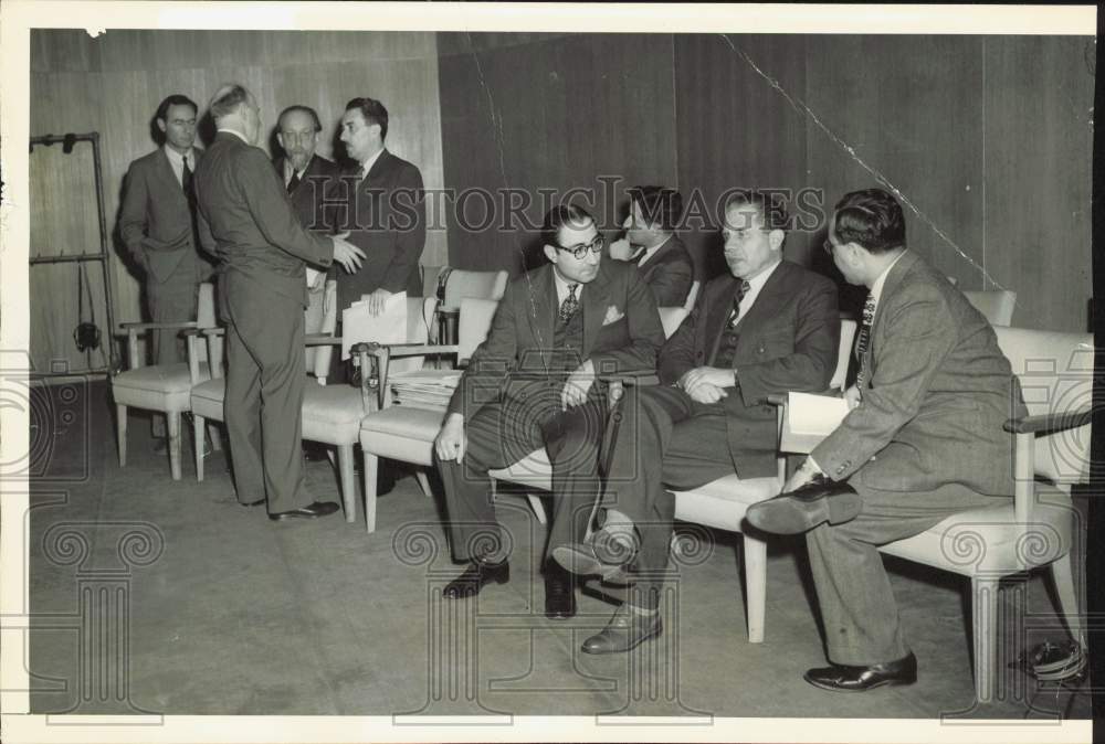 1948 Press Photo United Nations Council Members in New York - hpa87607- Historic Images