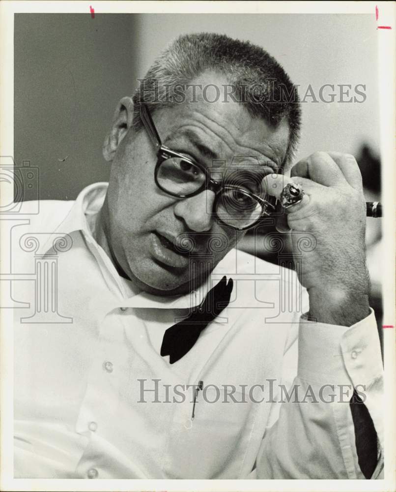 1968 Press Photo Walter Quebedeaux, Harris County Health Official - hpa88797- Historic Images