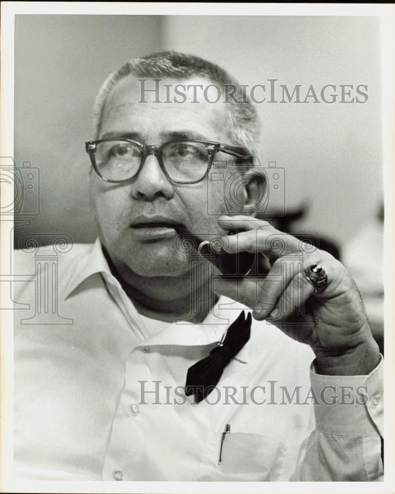 1969 Press Photo Walter Quebedeaux, Harris County Health Official - hpa88799- Historic Images