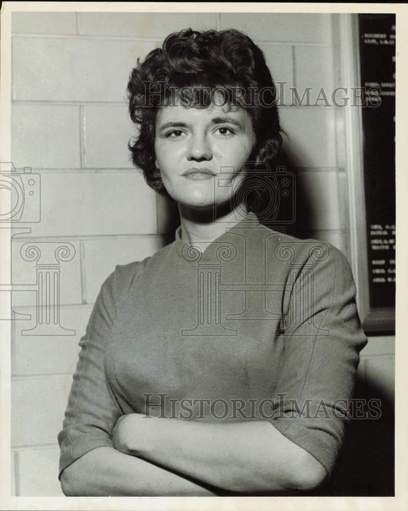 1962 Press Photo Barbara Sue Stevens After Drug Arrest - hpa88929- Historic Images