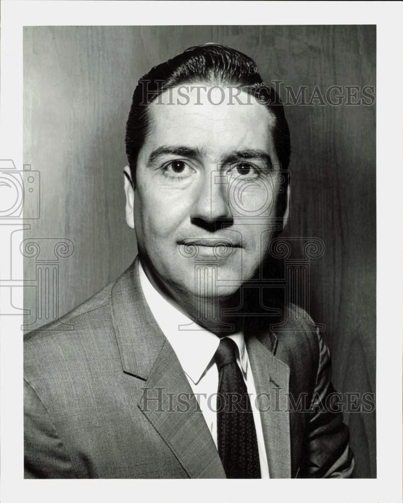 1965 Press Photo Bob D. Ward, President Continental Bank &amp; Trust Company- Historic Images