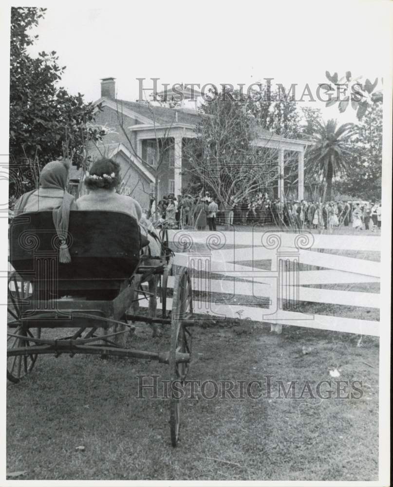 1961 Press Photo Varner-Hogg Plantation - hpa89421- Historic Images